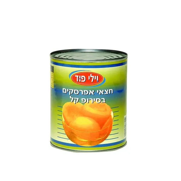 תמונה של לפתן חצאי אפרסקים בסירופ וילי פוד