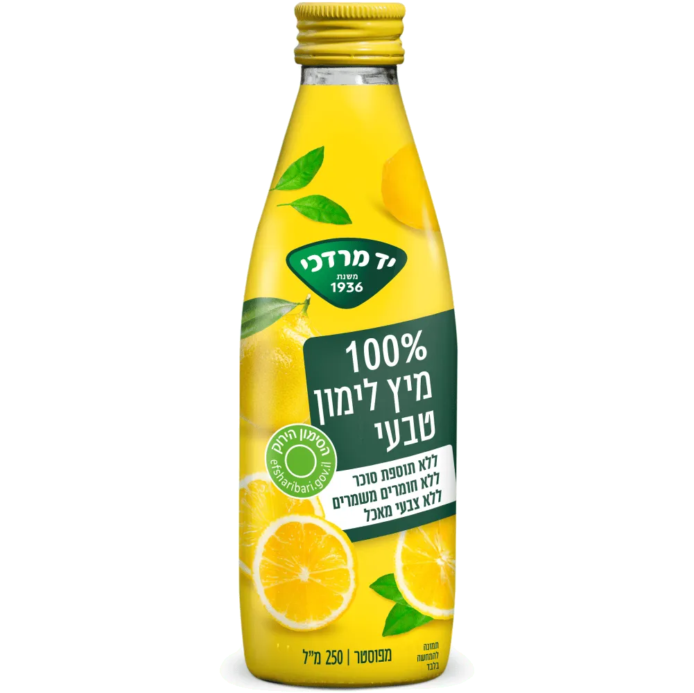 תמונה של מיץ לימון טיבעי