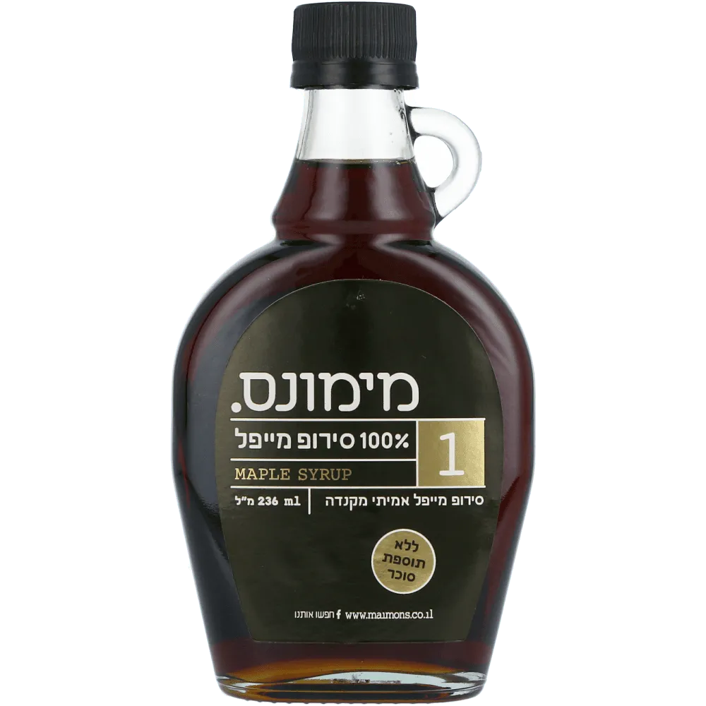 תמונה של סירופ מייפל 100% טבעי מימונס