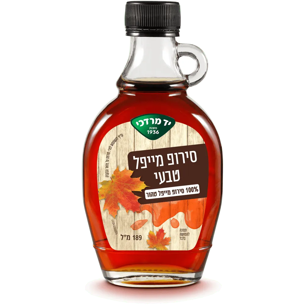 תמונה של סירופ מייפל טבעי
