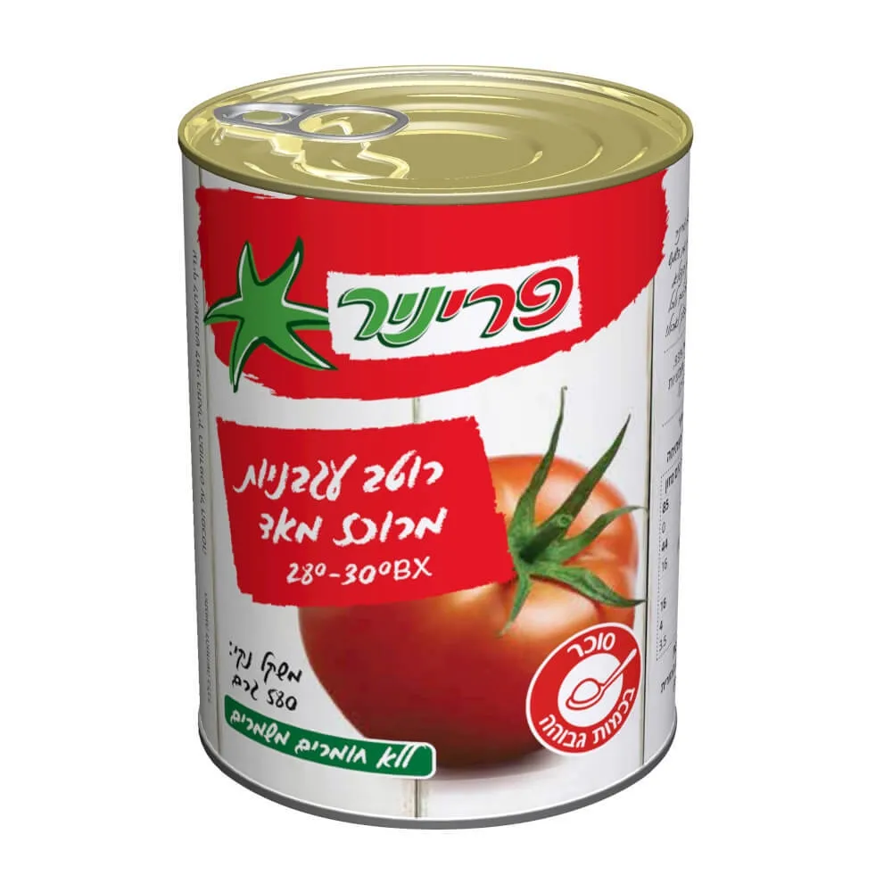 תמונה של עגבניות רוטב מרוכז 28% פריניר