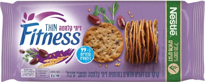 תמונה של פיטנס זיתי קלמטה קרקר