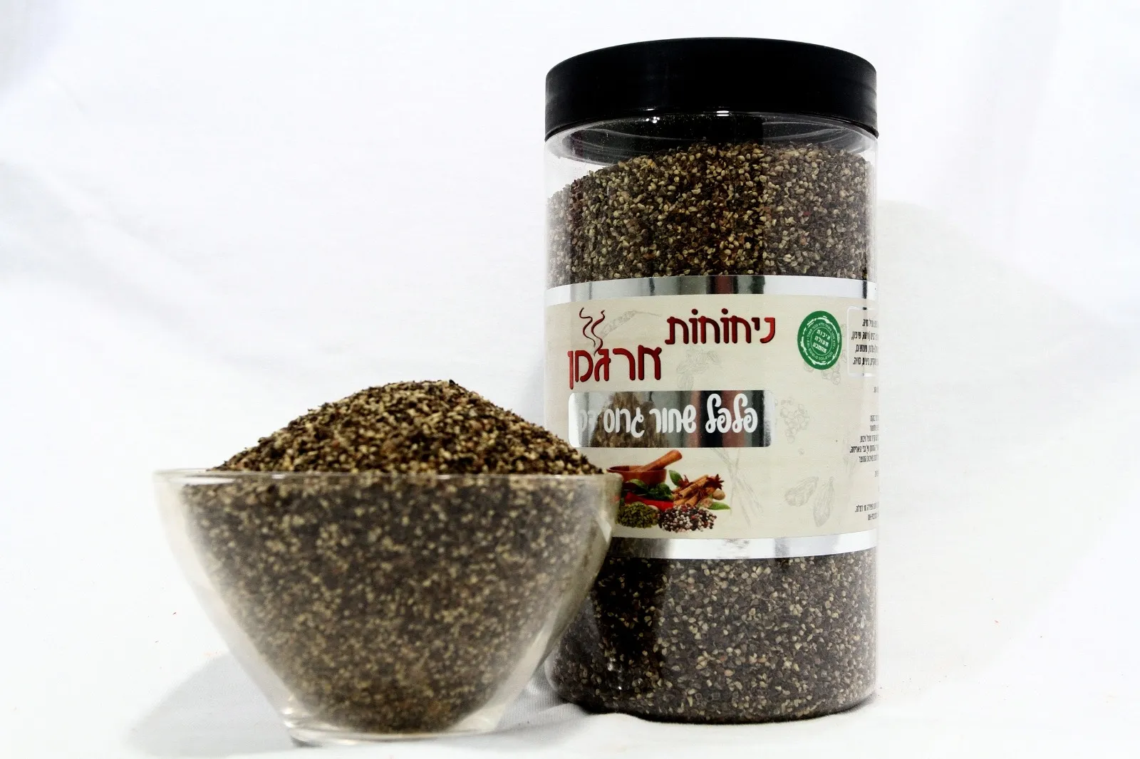 תמונה של פלפל שחור גרוס