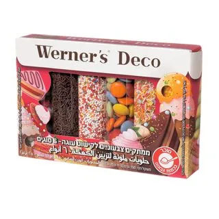 תמונה של קישוטי עוגה ערכה 150ג'