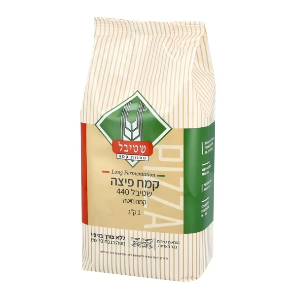 תמונה של קמח פיצה ללא צורך בניפוי שטיבל