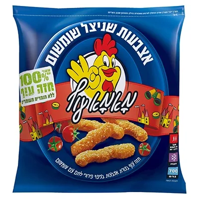 תמונה של אצבעות שניצל בציפוי שומשום מאמא עוף