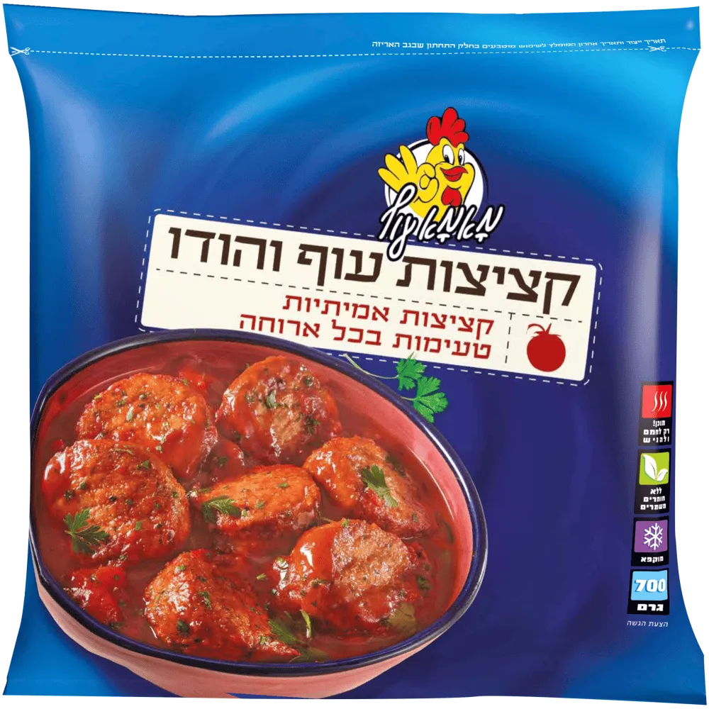 תמונה של קציצות עוף אמיתי ביתי מאמא עוף