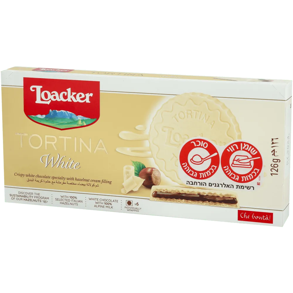 תמונה של טורטינה לואקר שוקולד לבן