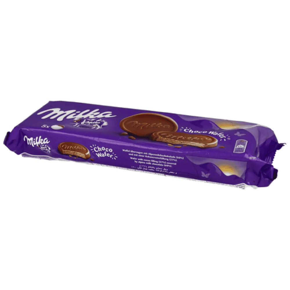 תמונה של מילקה וופל במילוי קרם קקאו