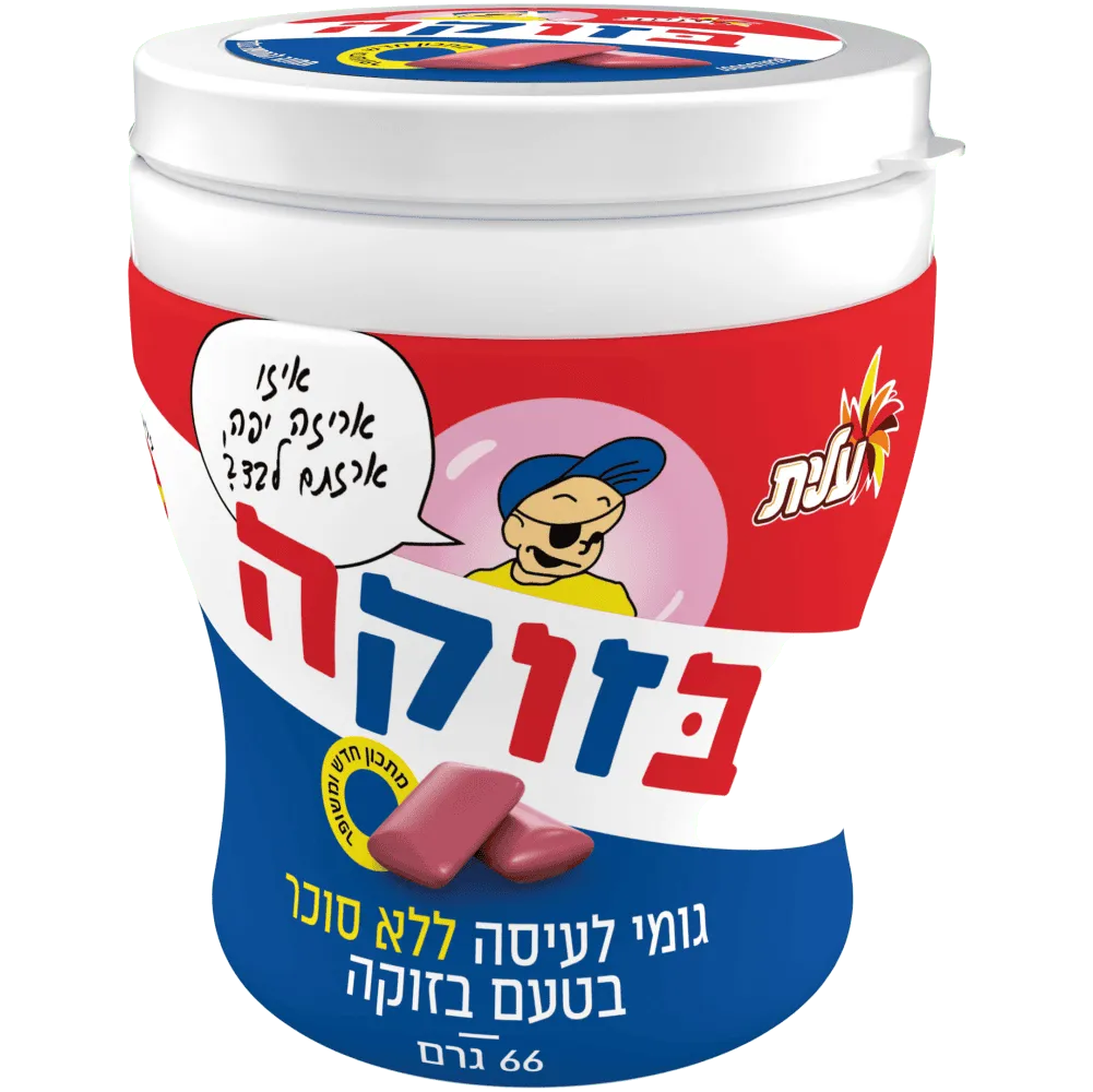 תמונה של מסטיק בצנצנת בזוקה צ'יקלט