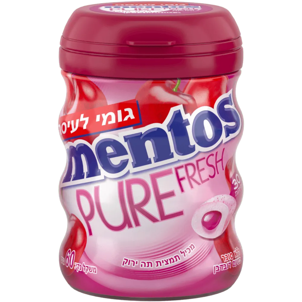 תמונה של מסטיק מנטוס בטעם דובדבן