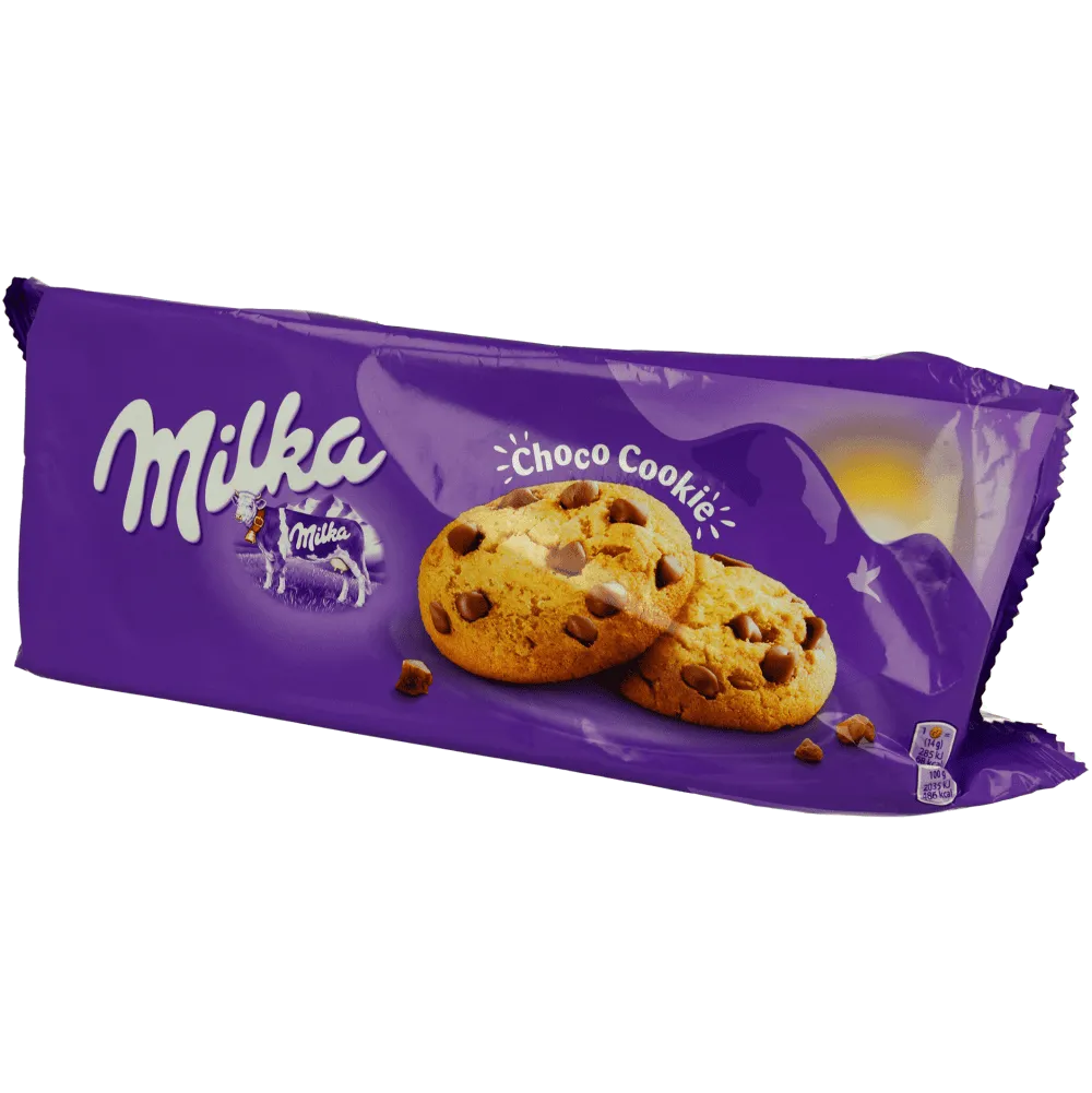 תמונה של עוגיות עם גרנולה וחתיכות שוקולד חלב