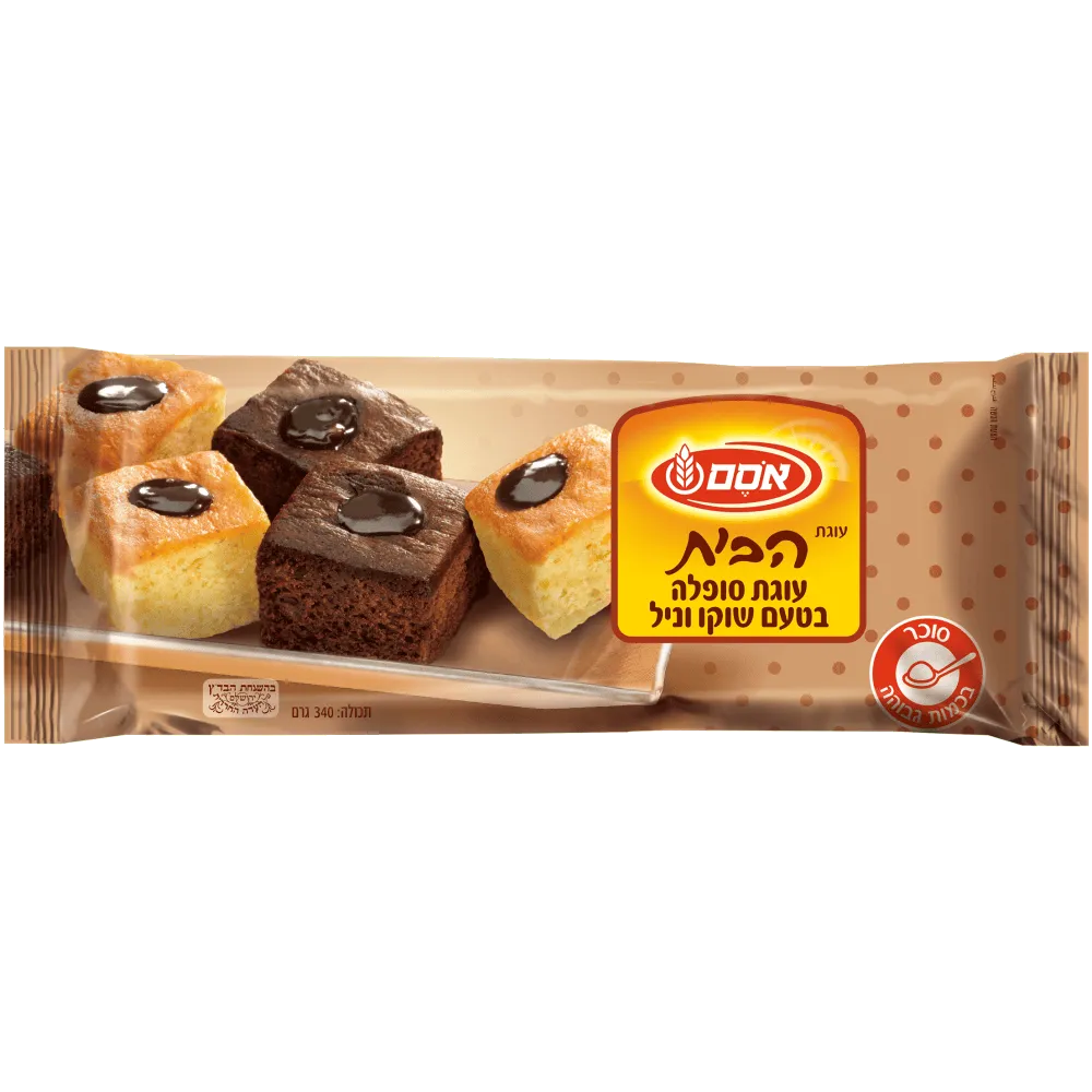 תמונה של עוגת הבית סופלה בטעם שוקו וניל