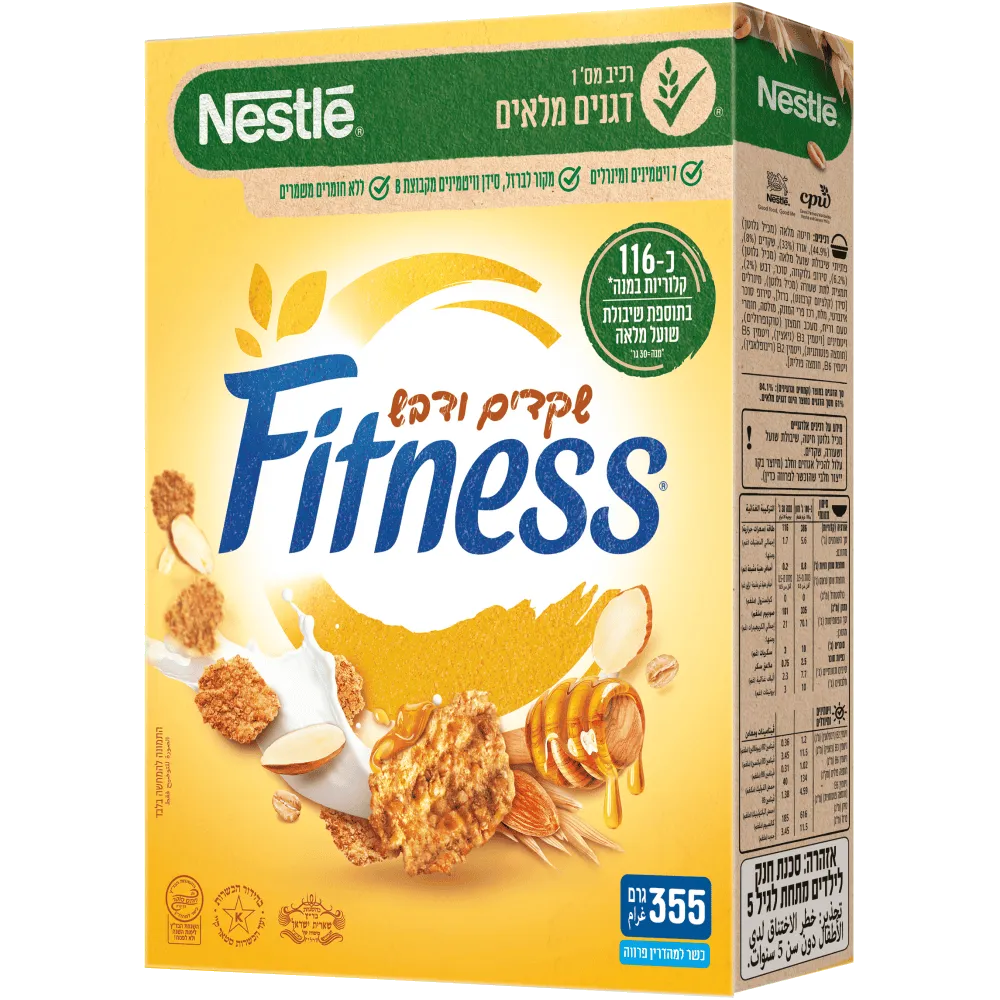 תמונה של פיטנס שקדים ודבש