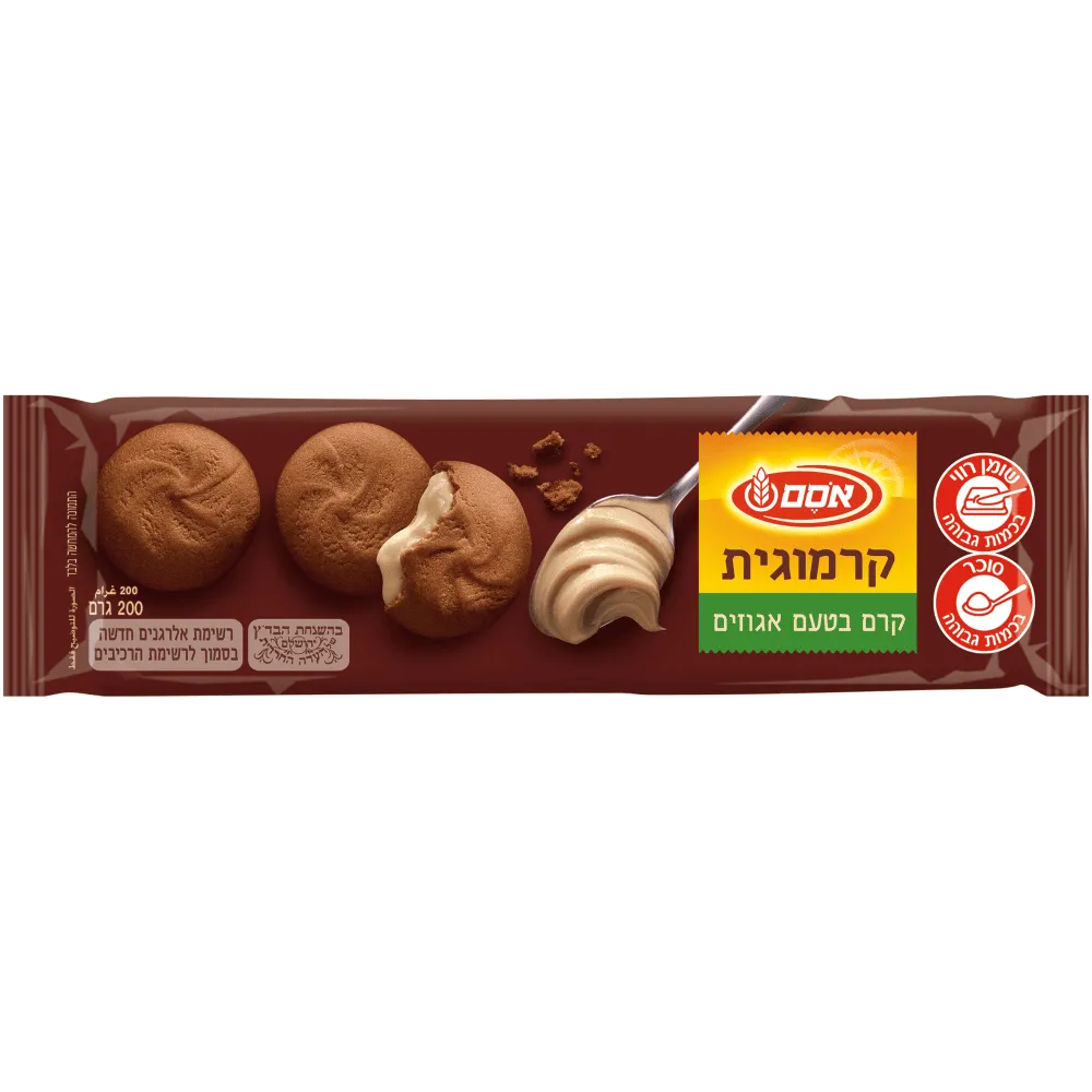 תמונה של קרמוגית אסם במילוי קרם אגוזים