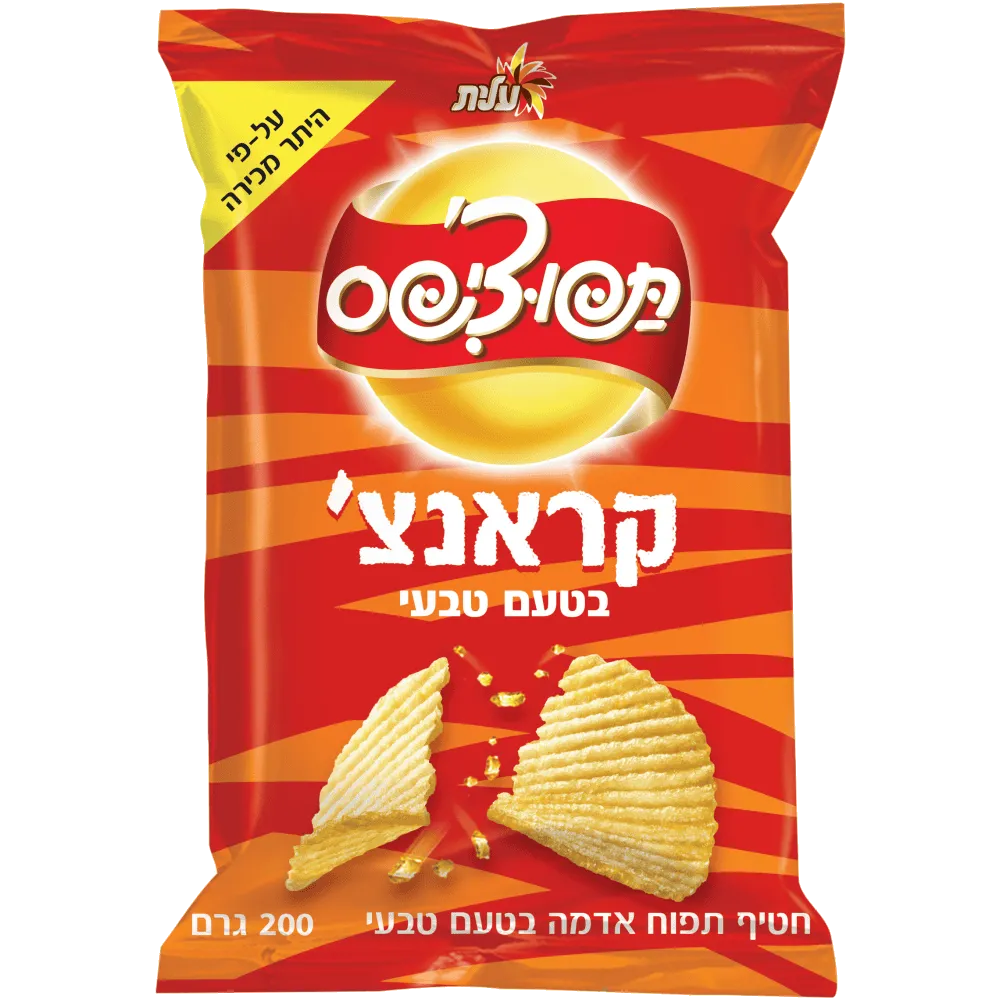 תמונה של תפוצ'יפס אקסטרה טבעי עלית