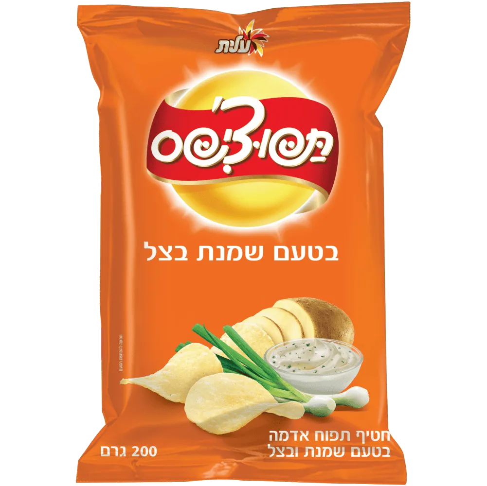 תמונה של תפוצ`יפס שמנת בצל