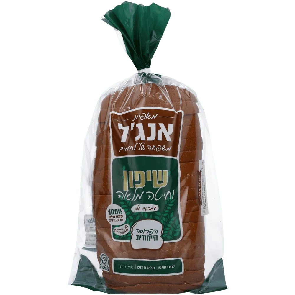 תמונה של לחם אנג'ל שיפון וחיטה מלאה