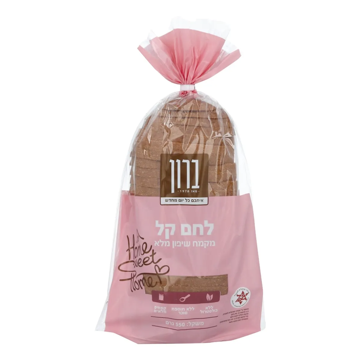 תמונה של לחם קל משיפון מלא הברון