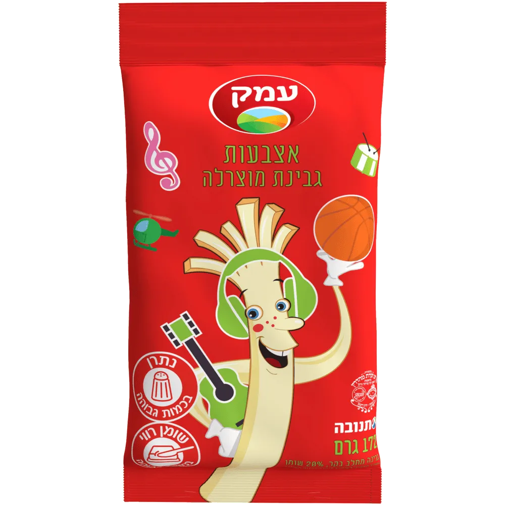 תמונה של אצבעות גבינת עמק מוצרלה תנובה