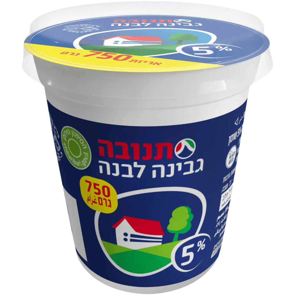 תמונה של גבינה לבנה 5% תנובה 750 גרם