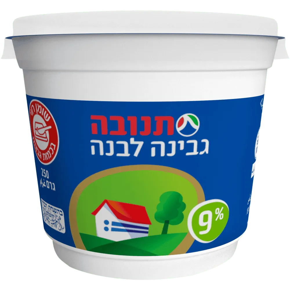 תמונה של גבינה לבנה 9% תנובה בדץ