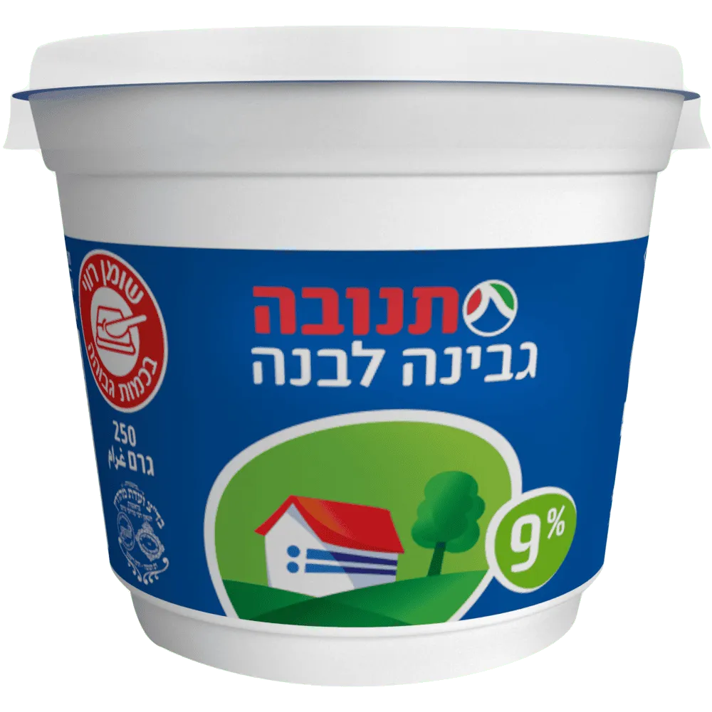 תמונה של גבינה לבנה 9% תנובה מהדרין