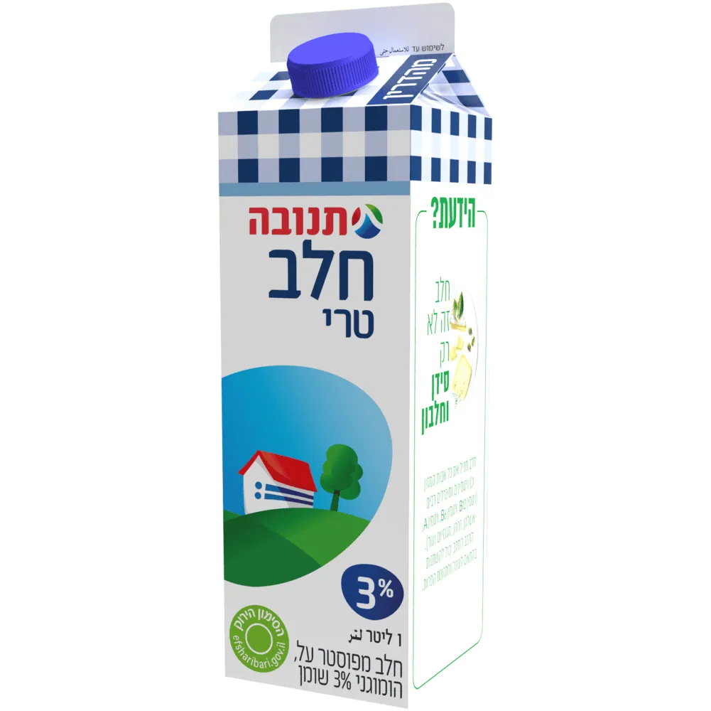 תמונה של חלב טרי 3% בקרטון  תנובה