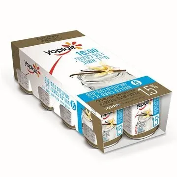 תמונה של יופלה לבן מעודן 1.5% 8 יח' בד"צ