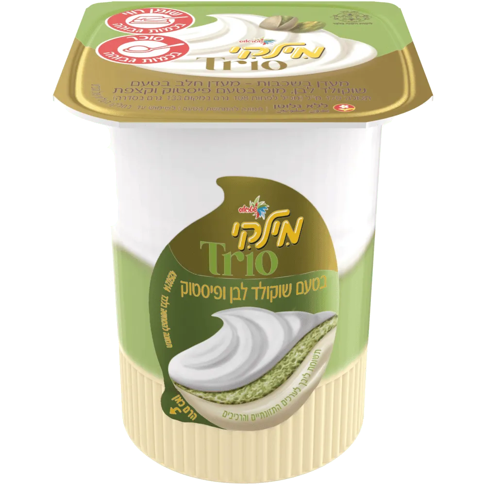 תמונה של מילקי שכבות בטעם שוקולד פיסטוק