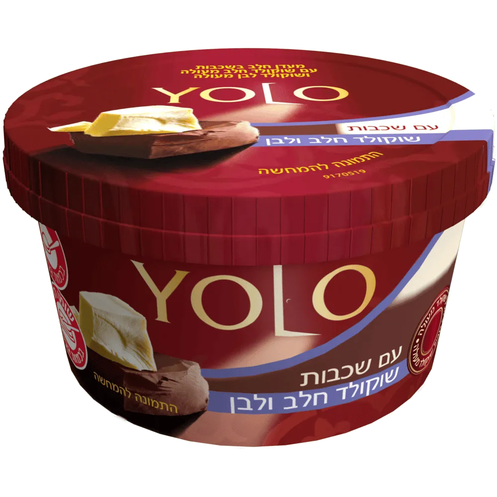תמונה של מעדן יולו שכבות שוקולד ולבן