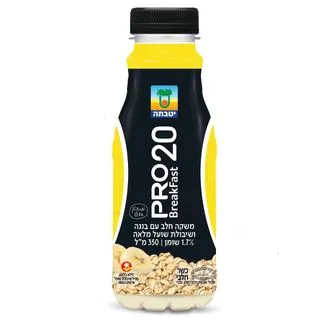 תמונה של פרו 20 משקה חלב עם דגנים מלאים ובננה