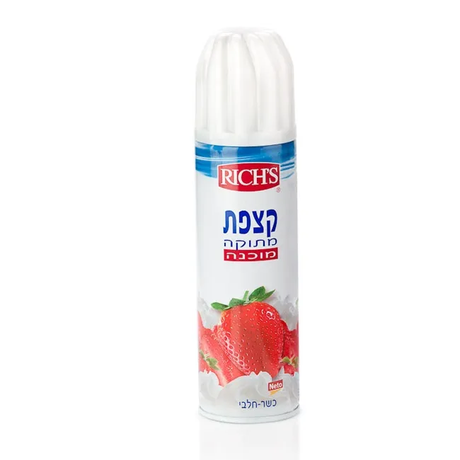 תמונה של ריץ' קצפת מתוקה חלבי במיכל