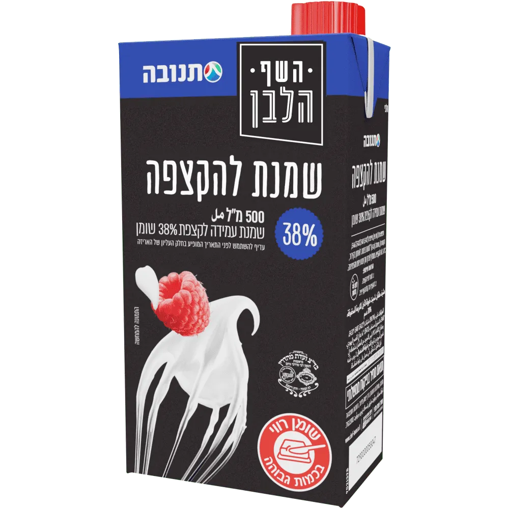 תמונה של שמנת מתוקה 38% פקק תנובה