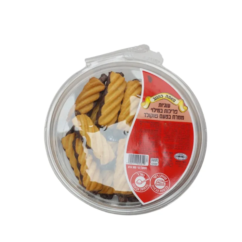 תמונה של עוגיות בטעם מילוי ממרח שוקולד כשלפ