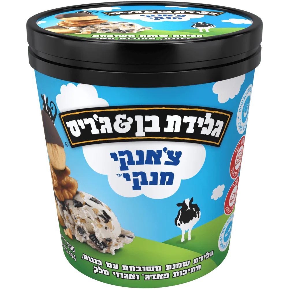 תמונה של גלידה בן אנד גריס צאנקי מנקי