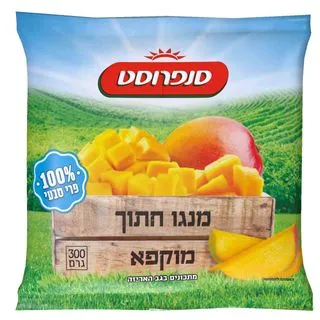 תמונה של מנגו חתוך מוקפא300גרם