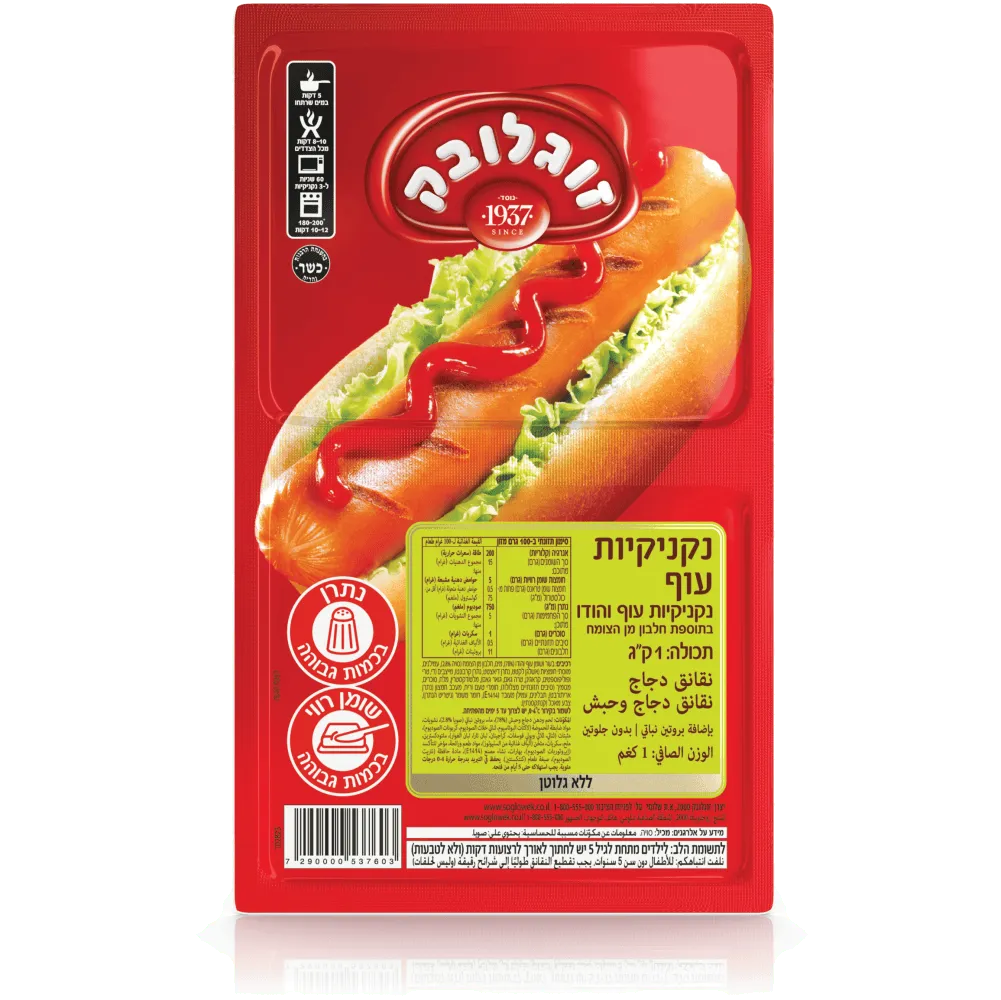 תמונה של נקניקיות עוף זוג