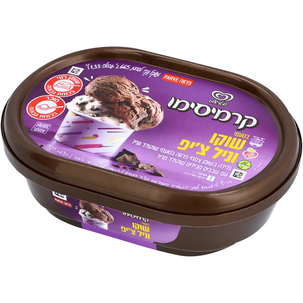 תמונה של קרמיסימו פרווה וניל שוקו ציפ