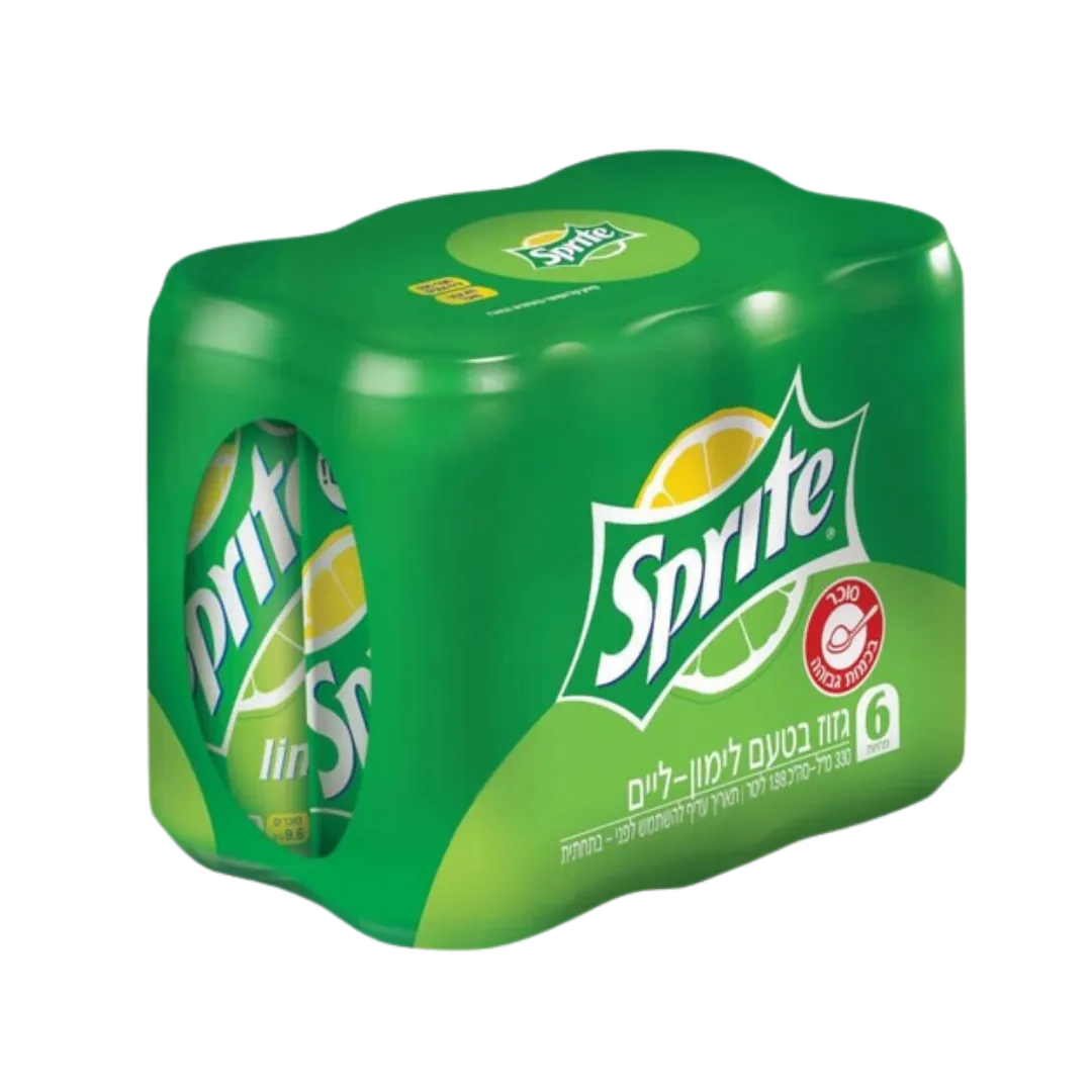 תמונה של ספרייט ליים 6 יח פחיות