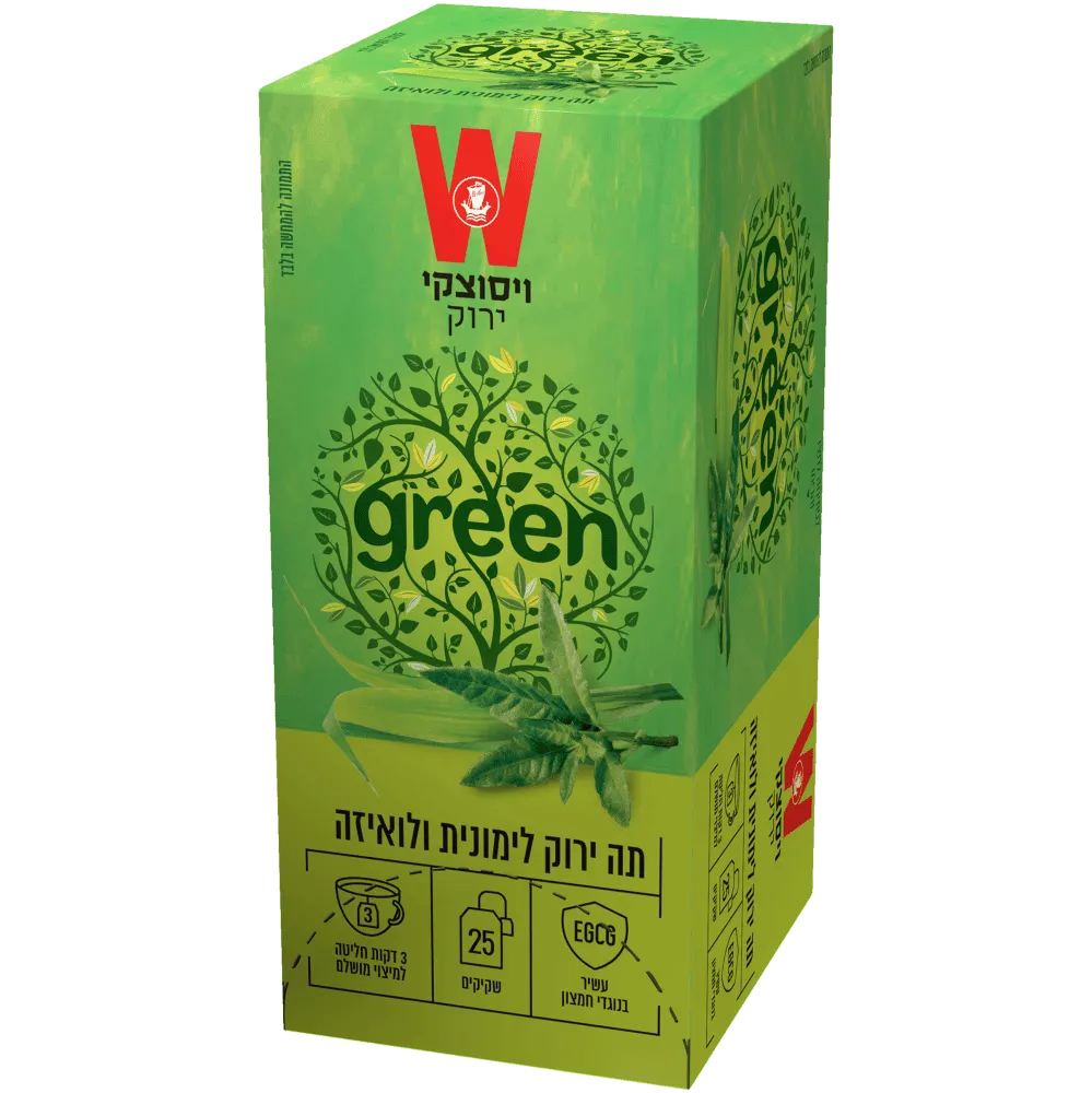 תמונה של תה ירוק לימונית לואיזה ויסוצקי 25 יח'