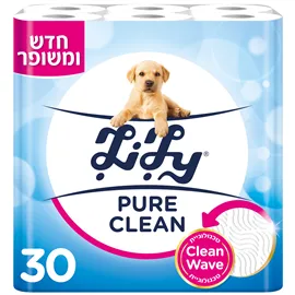 תמונה של נייר טואלט לילי פיור 30 גלילים