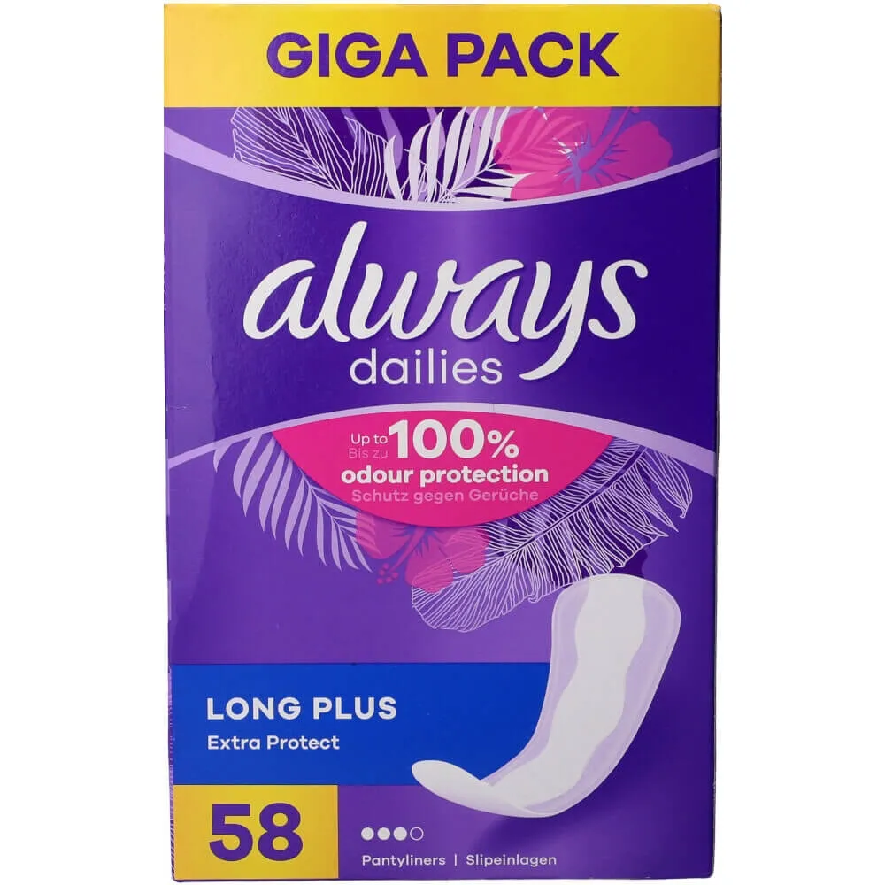 תמונה של מגן תחתון אולוויז לונג פלוס 58 יח