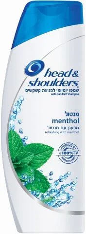 תמונה של שמפו הד & שולדרס מנטול למניעת קשקשים