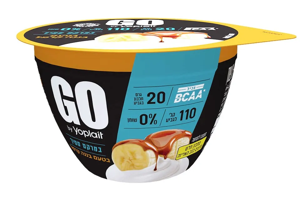 יוגורט גו סמיך 0% בננה קרמל