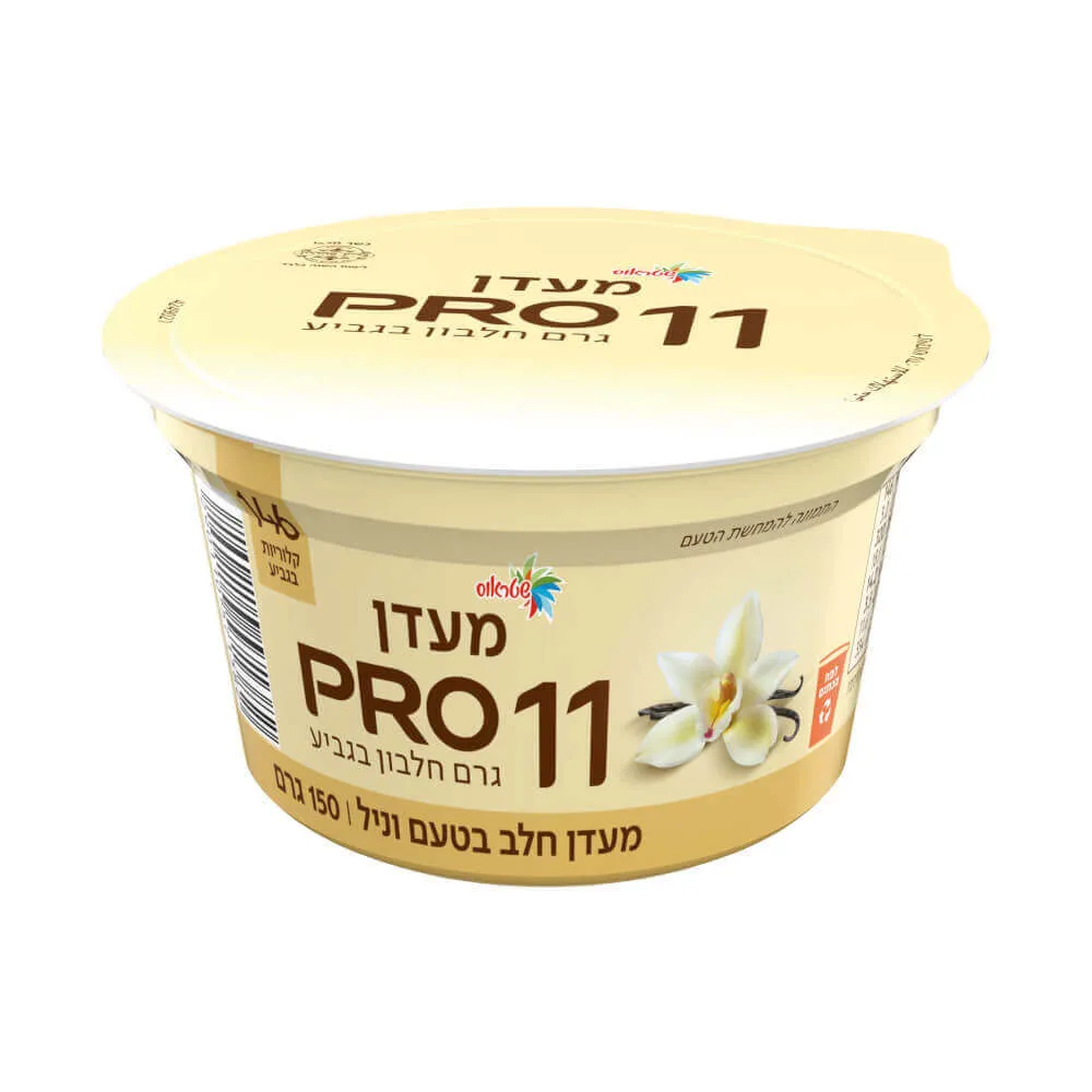 מעדן חלב בטעם וניל מועשר בחלבון