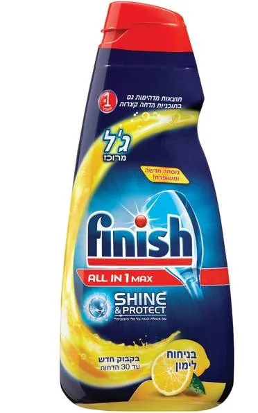 ג'ל פיניש AIO MAX מרוכז למדיח לימון