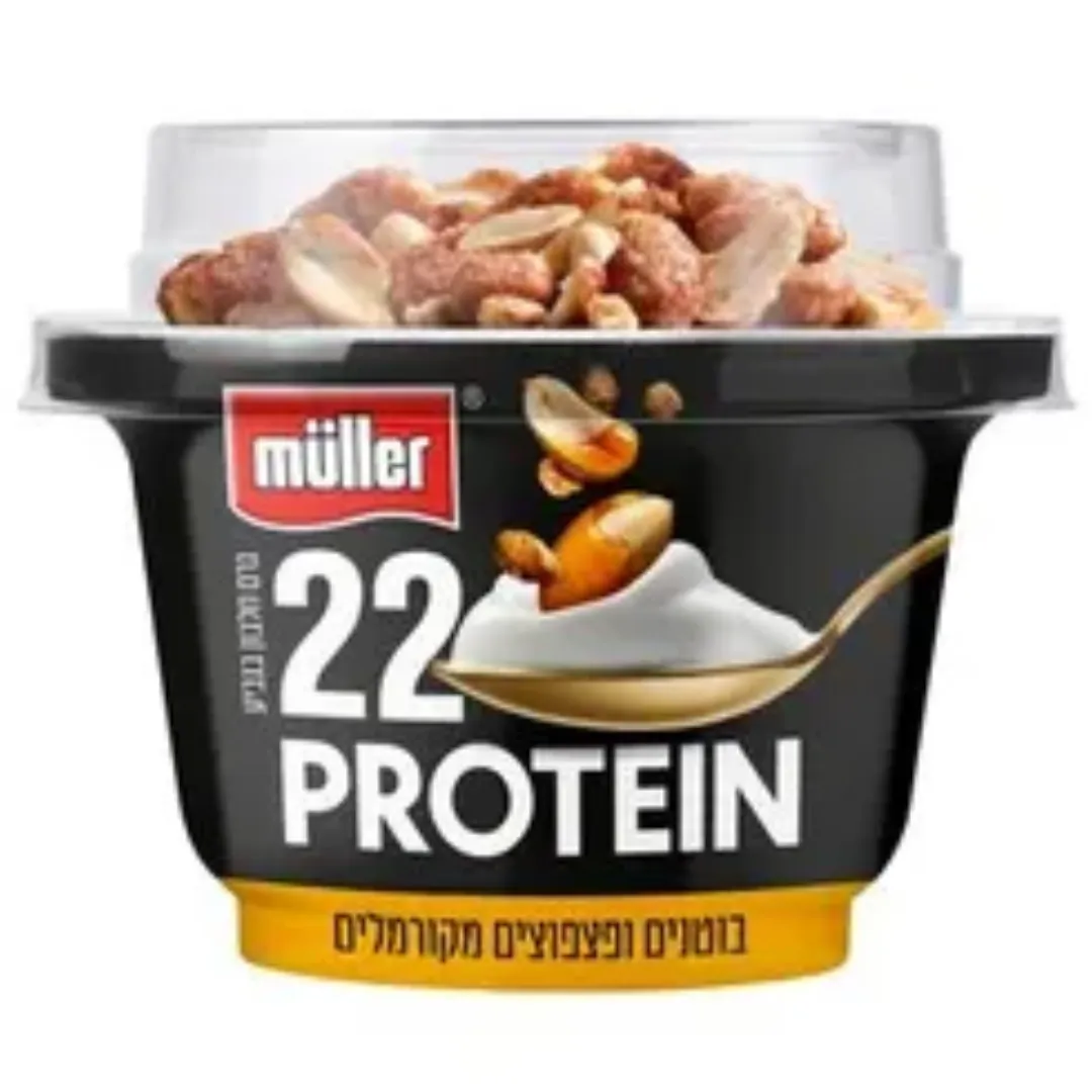 ‏‏מולר יוגורט פרוטאין טופ בוטנים