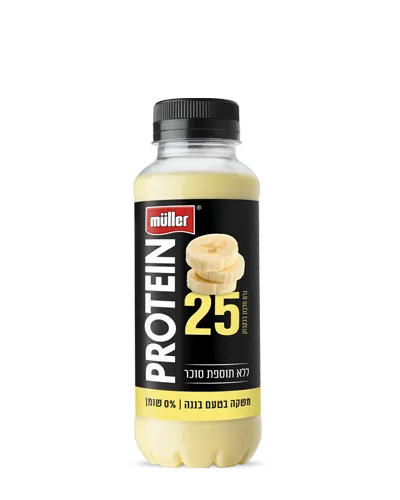 מולר משקה חלבון בטעם בננה