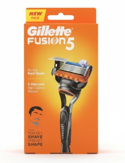 ג'ילט פיוז'ן פאואר 5 מכשיר גילוח + סכין גילוח